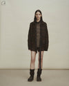 SWAYING 24 Autumn and Winter Striped Knitted Shorts SW-SW24AW3B01-HZ Black Brown